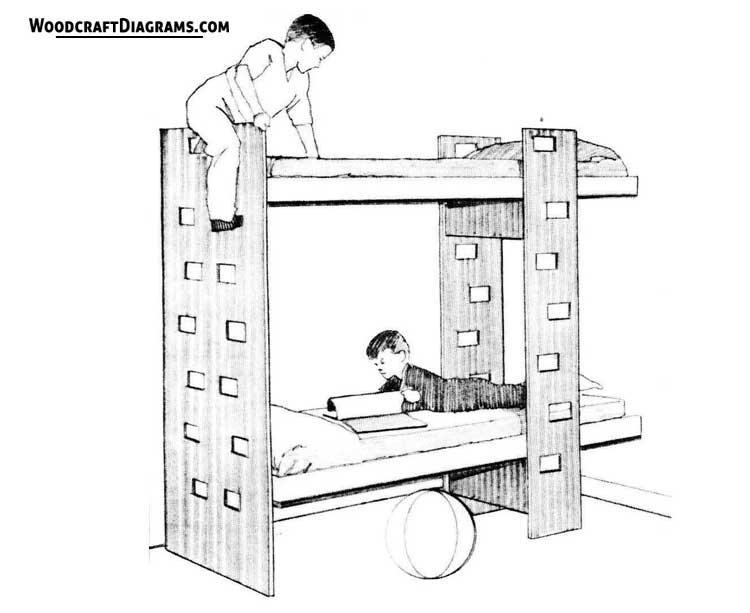 Kids Bunk Bed Plans Blueprints 00 Draft Design