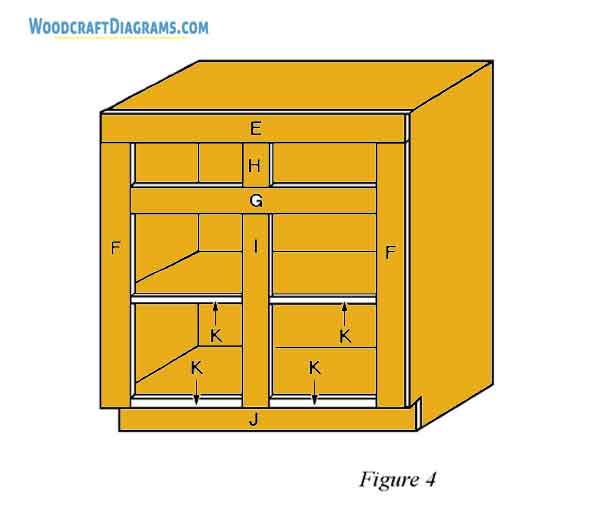 Kitchen Storage Cabinet Plans Blueprints 04 Box Layout
