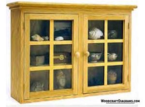 Display Wall Cabinet Crafting Plans