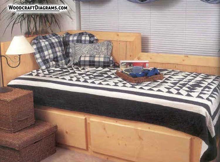 Diy Simple Day Bed Plans Blueprints 00 Draft Design