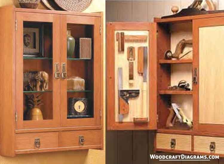 Display Cabinet Plans And Blueprints For An Elegant Showcase