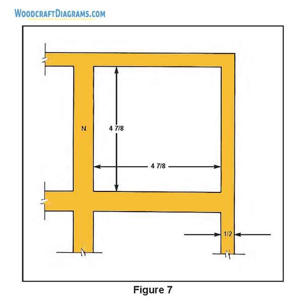 Display Wall Cabinet Plans Blueprints 08 Panel Cutting Pattern