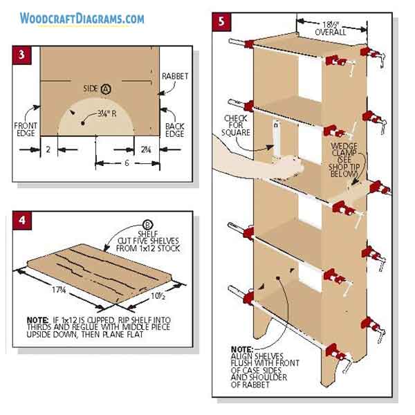 Kitchen Cabinet Plans Blueprints 05 Shelf Structure