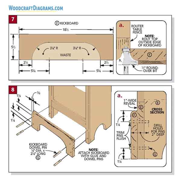 Kitchen Cabinet Plans Blueprints 07 Kickboard