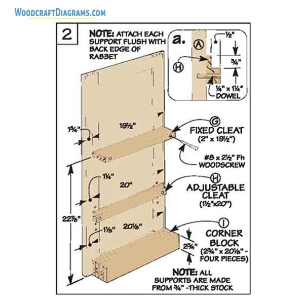 Tool Cabinet Plans Blueprints 05 Corner Block