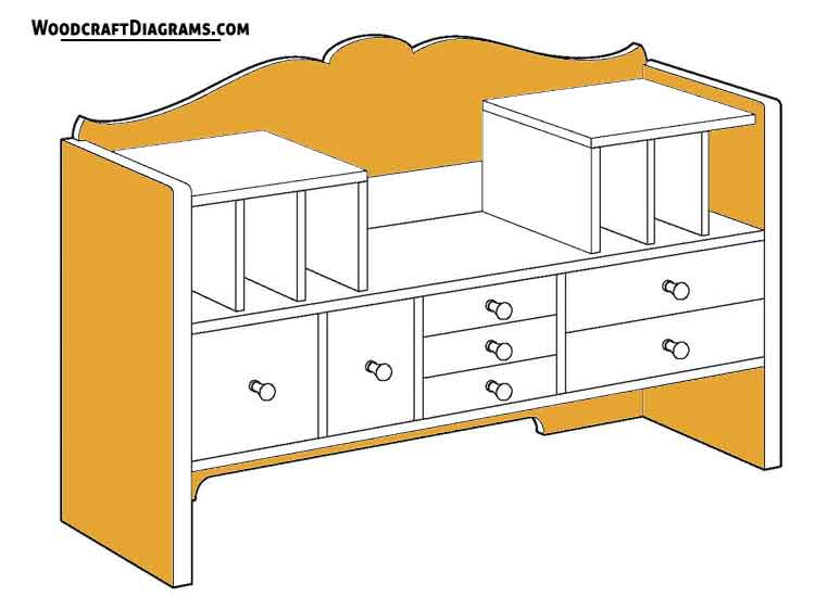 Wooden Desk Organizer Plans Blueprints 00 Draft Design